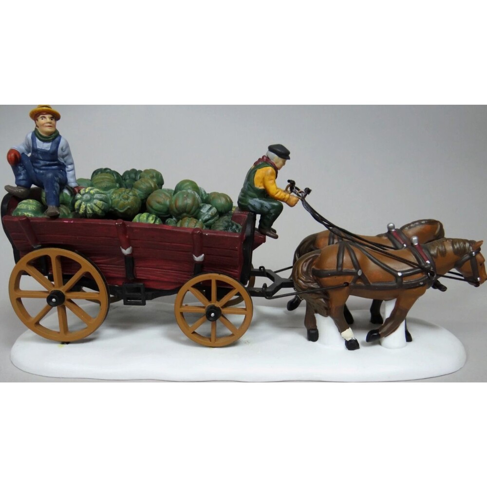 DEPT 56 #0753-6 Bachman's Squash Cart Special Designs Neilan Lund 1995